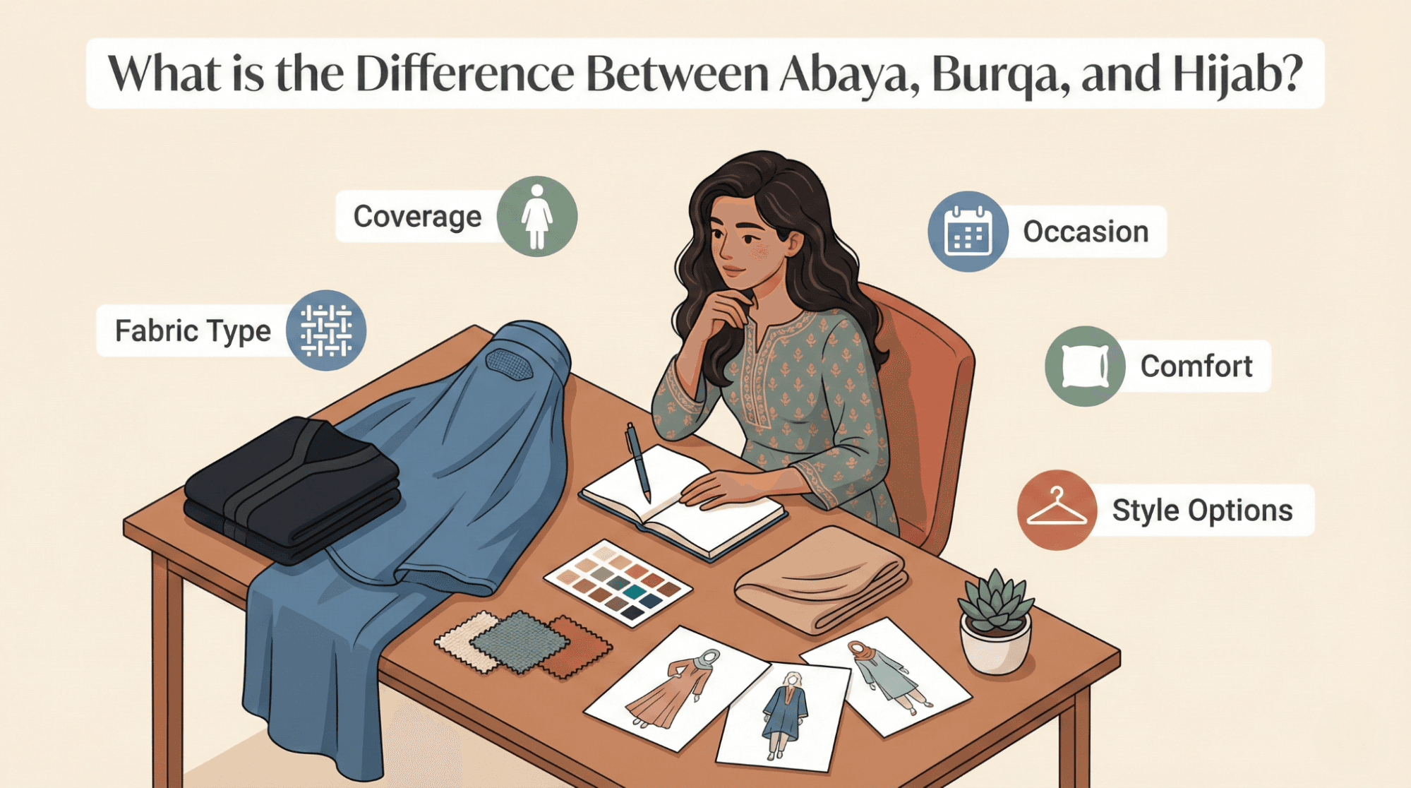 What is the Difference Between Abaya, Burqa, and Hijab?