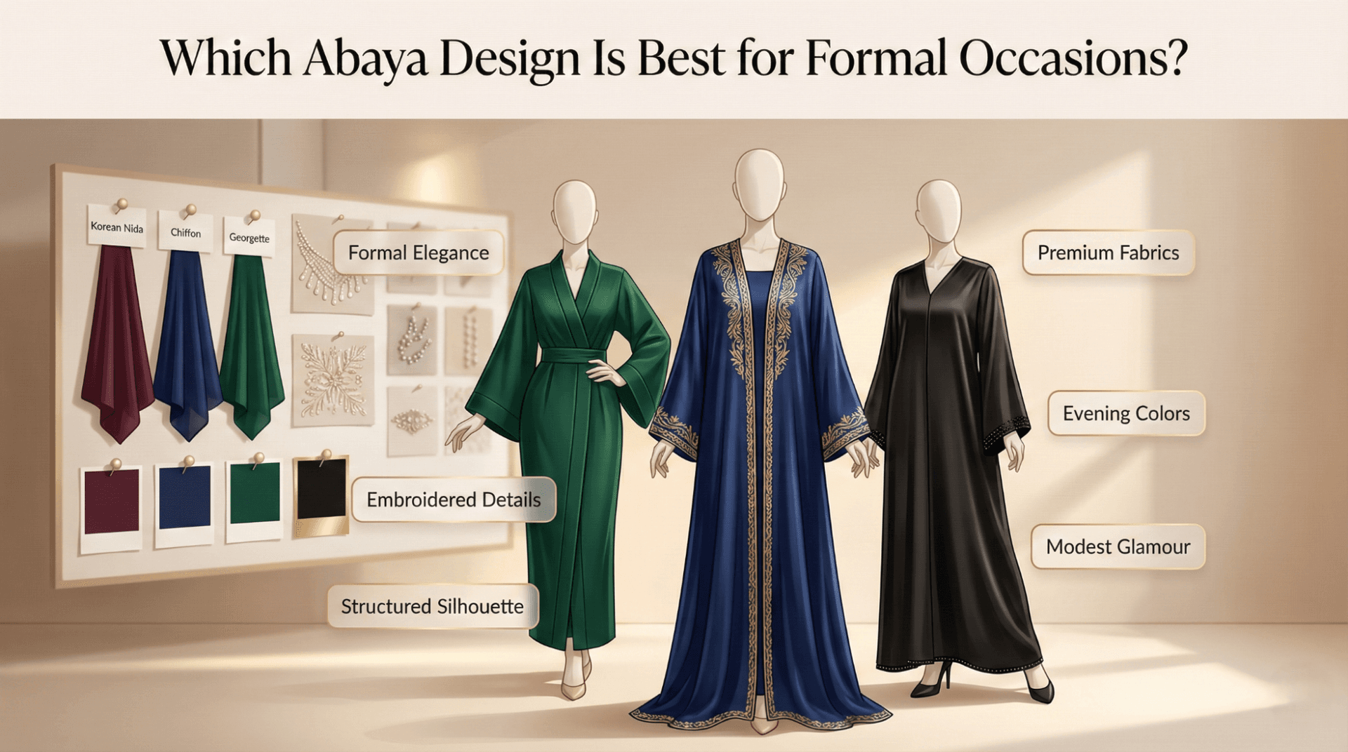 Which Abaya Design Is Best for Formal Occasions?